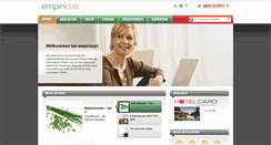 Desktop Screenshot of empiricus.ch